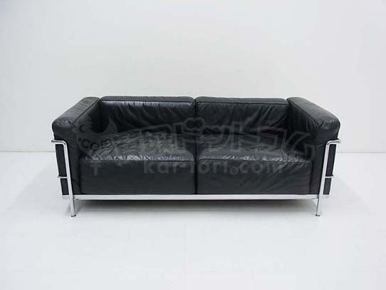 ’14.05.05　Cassina 　/ カッシーナ LC3 2Pソファ 革張り