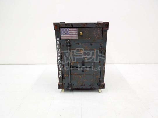 買取金額　8,000円　Ｍilitary Container Box / ミリタリー コンテナ ウッド キャビネット