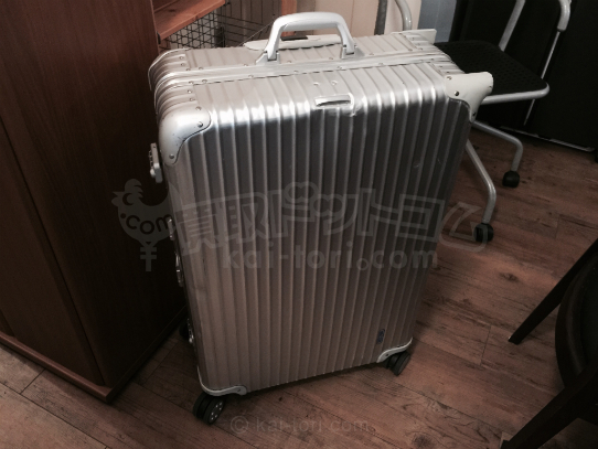 買取金額　￥28,000 RIMOWA/リモワ  TOPAS トパーズ トロリーケース 932.77  104L