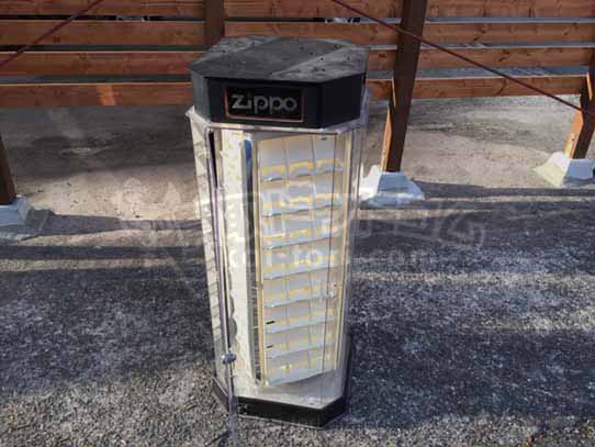 買取金額　3,000円　【zippo/ジッポ】回転コレクションケース ディスプレイ ライター