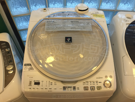 買取金額　11,000円　SHARP/シャープ　タテ型洗濯乾燥機　ES-TX810　2012年製