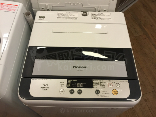 買取金額　6,000円 Panasonic/パナソニック 全自動洗濯機 5kg グレー NA-F50B7