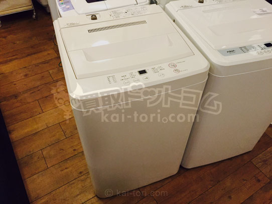 買取金額　3,000円　無印良品/MUJI 2014年製 洗濯機 4.5kg AQW-MJ45