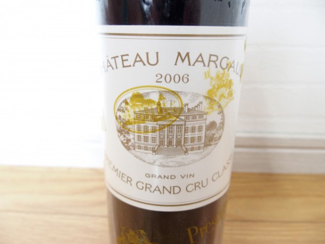 買取金額:18,000円 シャトー・マルゴー CHATEAU MARGAUX 2006年