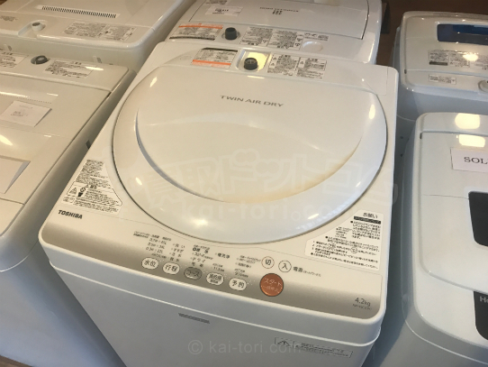 買取金額 5,500円　TOSHIBA/東芝　全自動洗濯機　AW-42SM
