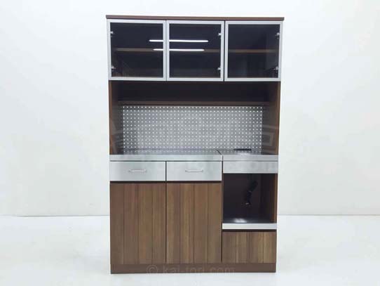 買取金額　50,000円　unico ウニコ STRADA ストラーダ L キッチンボード 食器棚