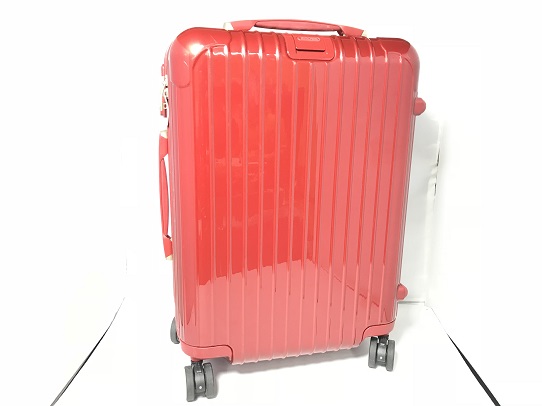 買取金額25,000円　リモワ　サルサデラックス　37L　レッド　中古美品