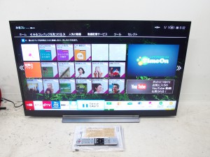 買取金額 40,000円 2018年製 東芝 TOSHIBA 4K REGZA 49BZ710X 液晶テレビ 49インチ 重低音 BAZOOKA搭載
