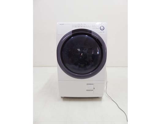 買取金額 40,000円 SHARP シャープ コンパクトドラム洗濯機 洗濯7㎏ 乾燥3.5kg ES-S7C-WL 2018年製