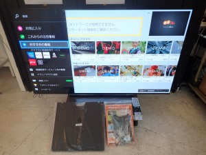 買取価格：70,000円 ■美品■ 東芝 TOSHIBA 55X830 4K 有機EL テレビ 55型 2019年製 TV 家電