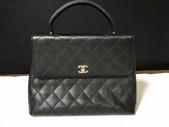 買取金額120,000円 シャネル CHANEL キャビアスキン ハンドバッグ中古B