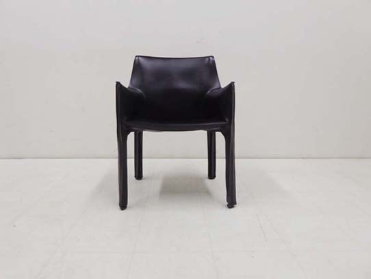 買取金額 70,000円 Cassina カッシーナ 413 CABキャブ 本革レザー アーム チェア マリオベリーニ