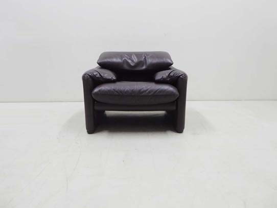 買取金額 200,000円 Cassina ixc カッシーナ 675 MARALUNGA マラルンガ FXランク本革 1人掛ソファ 1P