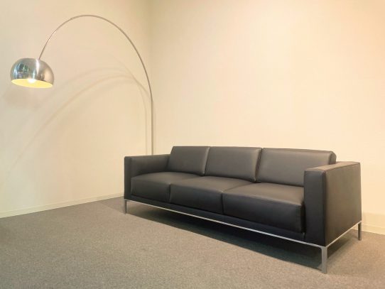 買取金額 300,000円 Cassina/ カッシーナ GRAB large グラブ ラージ ３Pソファ 3人掛け 黒 FX革