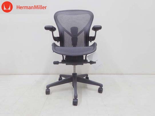 買取金額65,000円 HermanMiller ハーマンミラー 2021年製 アーロンチェア リマスタード ポスチャーフィットSLフル装備 Bサイズ