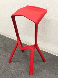 買取金額 15,000 円 ■PLANK/プランク■MIURA stool/ミウラスツール　赤　スタッキング