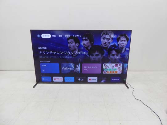 買取金額 70,000円  SONY ソニー 2022年製 BRAVIA ブラビア ネットGoogle TV 4K液晶テレビ XRJ-65X95J 65インチ