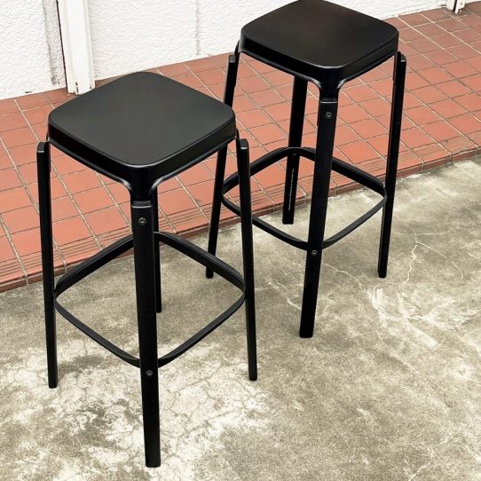 買取金額 5,000円 MAGIS/マジス  Steelwood stool/スティールウッド スツール H78 ブラック