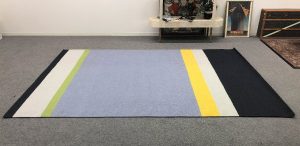 買取金額 9,999円 ■Calligaris/カリガリス■FOLLOWER/フォロワー ラグ イエローグリーン 300×200cm