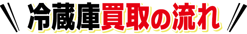 冷蔵庫買取の流れ